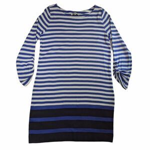Jones New York Sport Horizontal Striped Long Sleeve Sweater Dress, Size XL